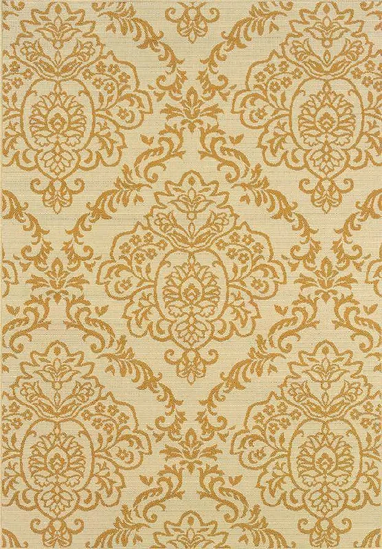 Bali 8424J Ivory/ Gold Rug