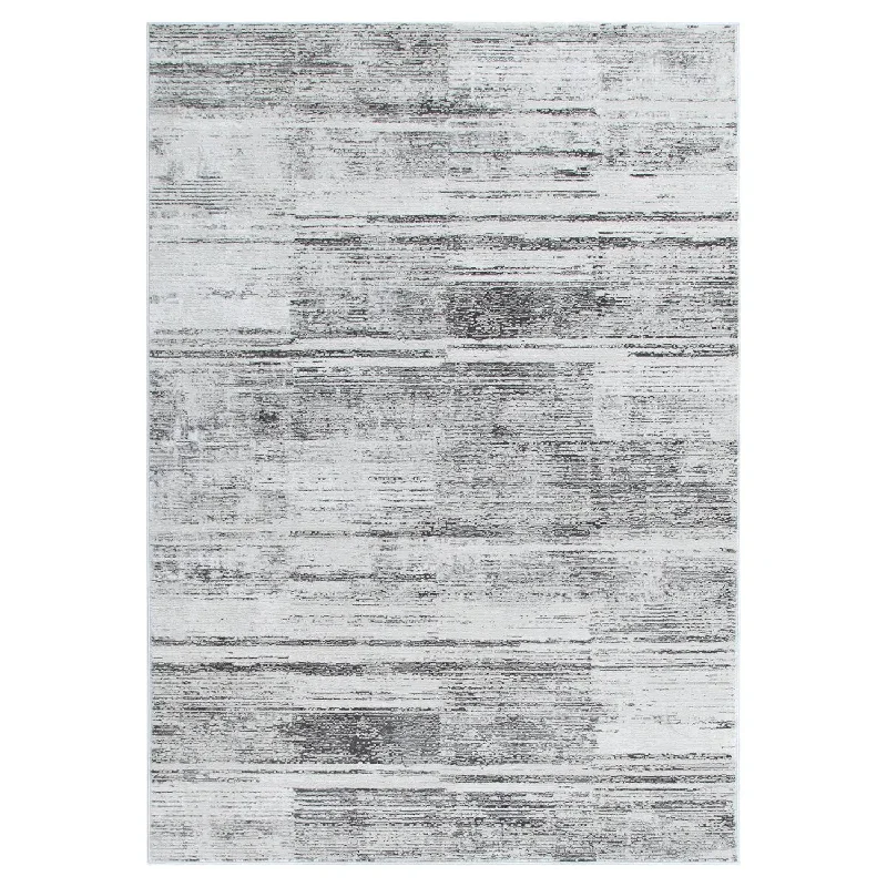 Calvin Klein Floor Rug Grey/Black