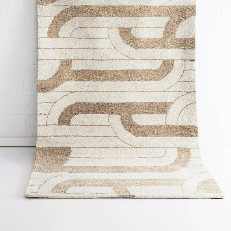 Clovelly Ivory Sand Wool Rug