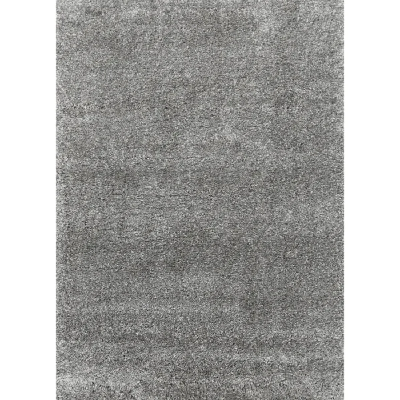 Coco Silver Plain Shag Rug