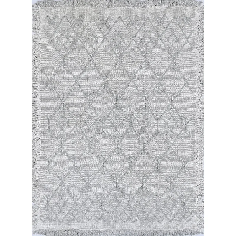 Haryana Moroccan Grey Stonewashed Rug