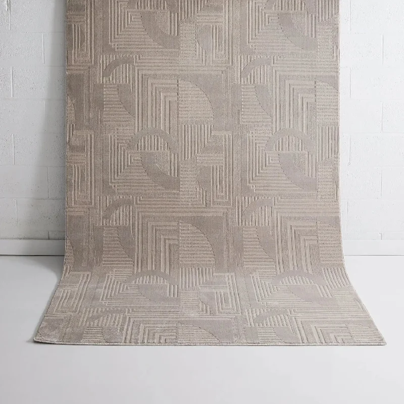 Hobart Ivory Beige Floor Rug