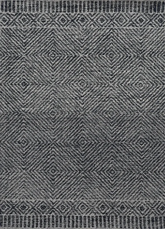 Hudson 2463 Grey/Black Retreat Rug