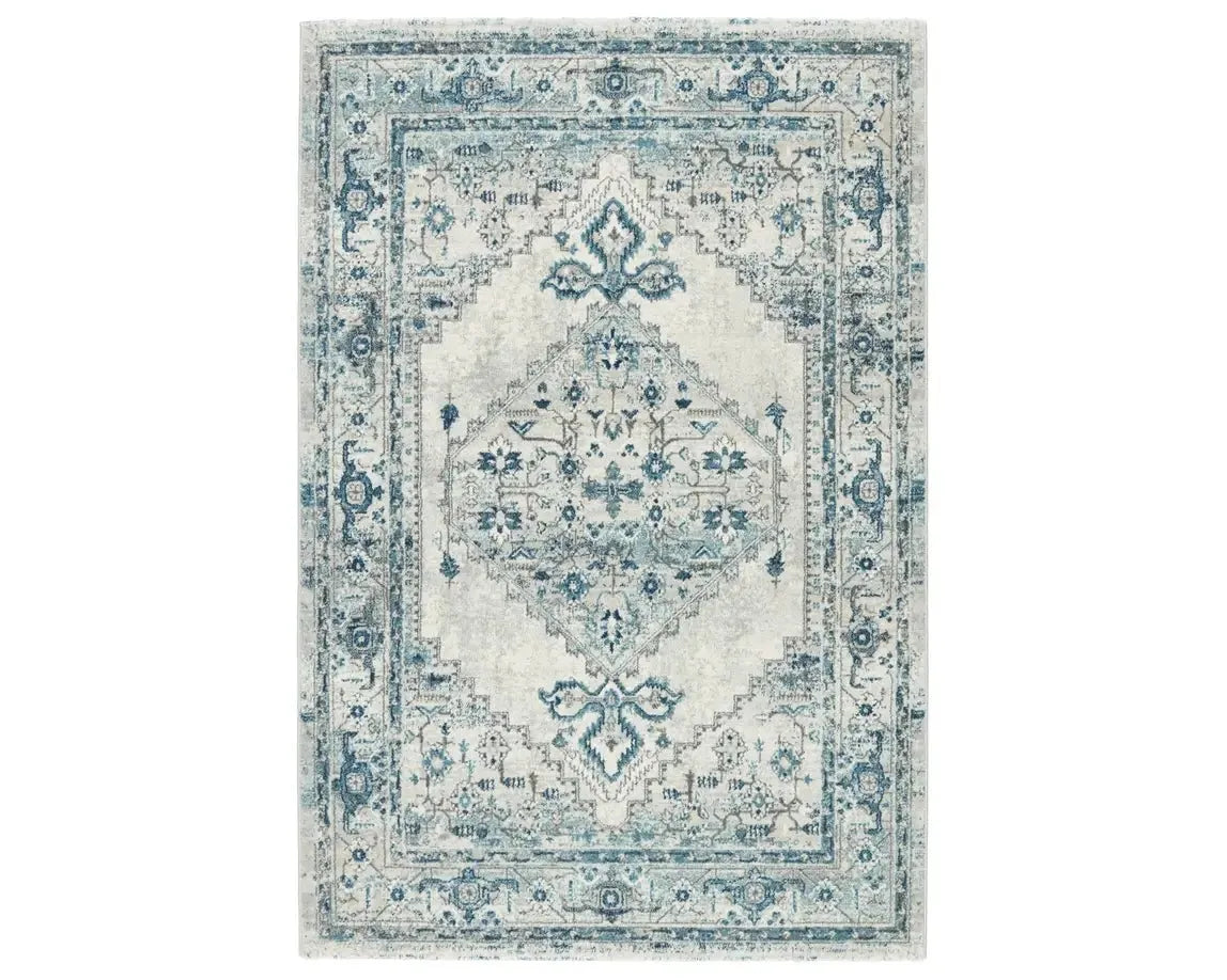 Jolie JOL01 Light Grey/Blue Rug