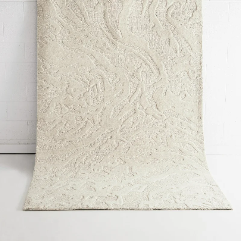 Keith Ivory Wool Rug