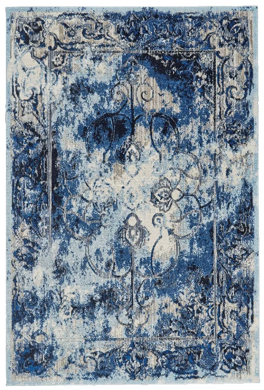 Milton 6533471F Blue/Ivory Rug