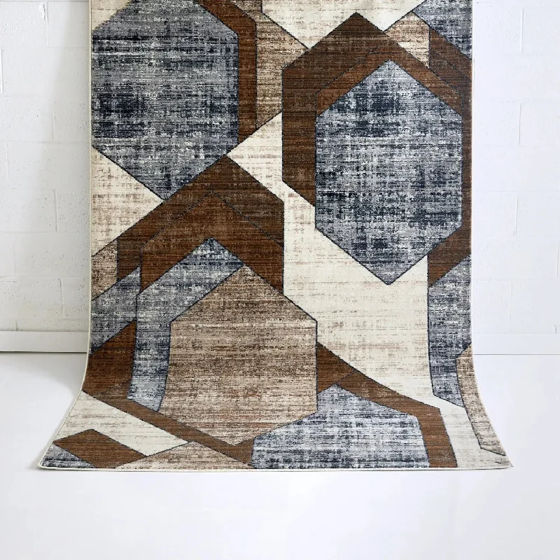 Munro Cream Brown Rug