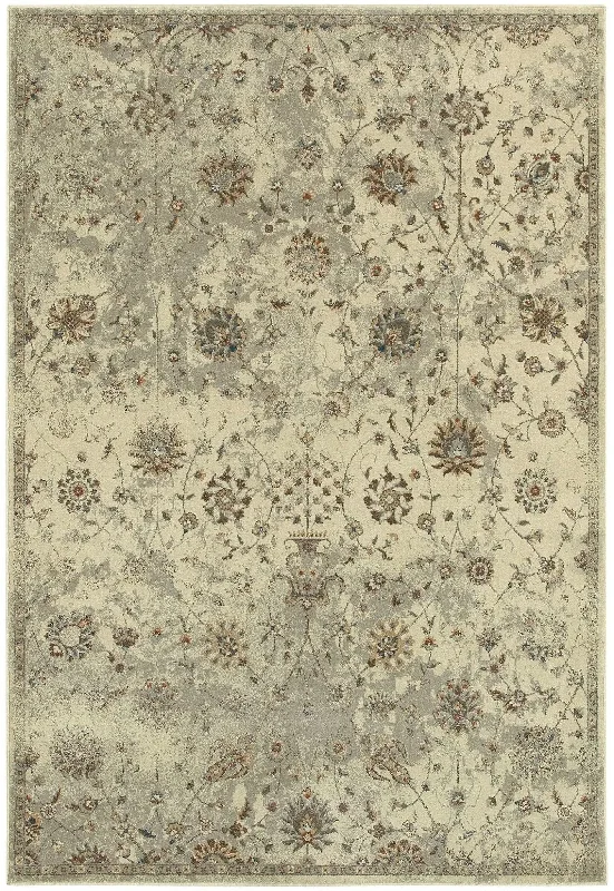 Pasha 112W Beige/ Grey Rug