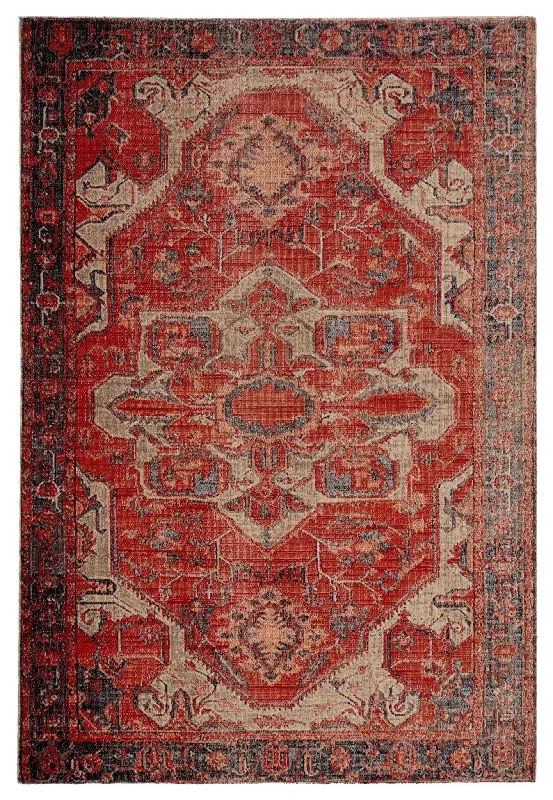 Polaris POL06 Red/Blue Rug