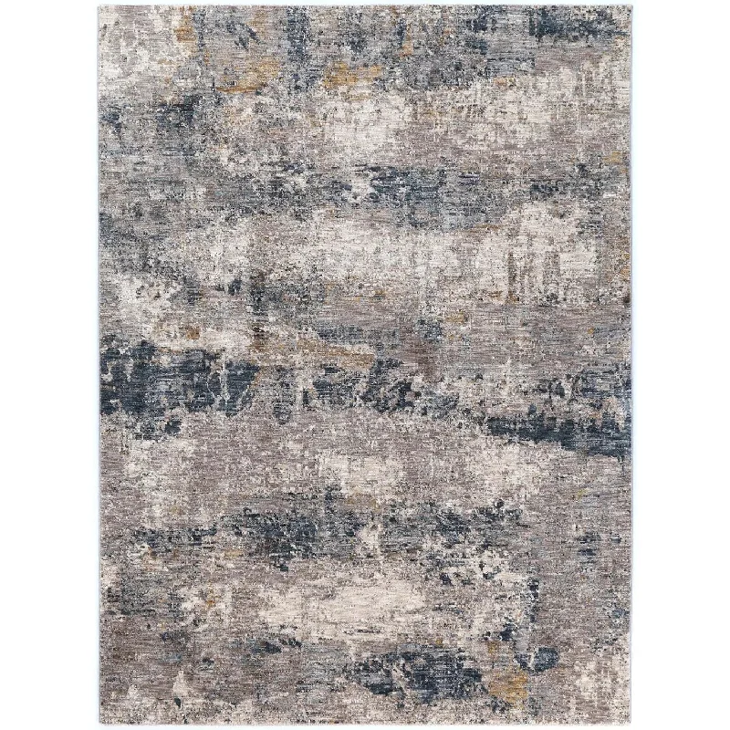 Shiraz Abstract Beige-Blue Rug