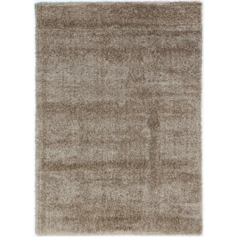 Soft Shaggy Dark Beige Rug