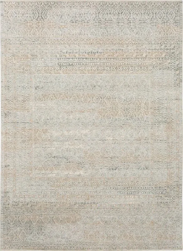 Solitude R1037 9945 Larnaca Dark Grey Cream Rug