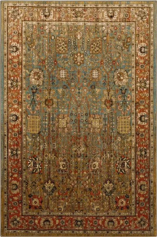 Spice Market 90668 50123 Myanmar Aquamarine Rug