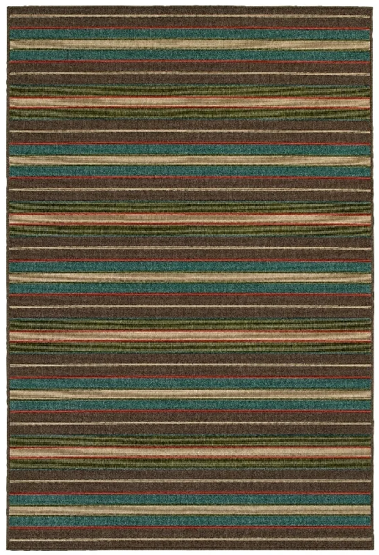 Tommy Bahama Seaside 1307D Brown Multi Rug