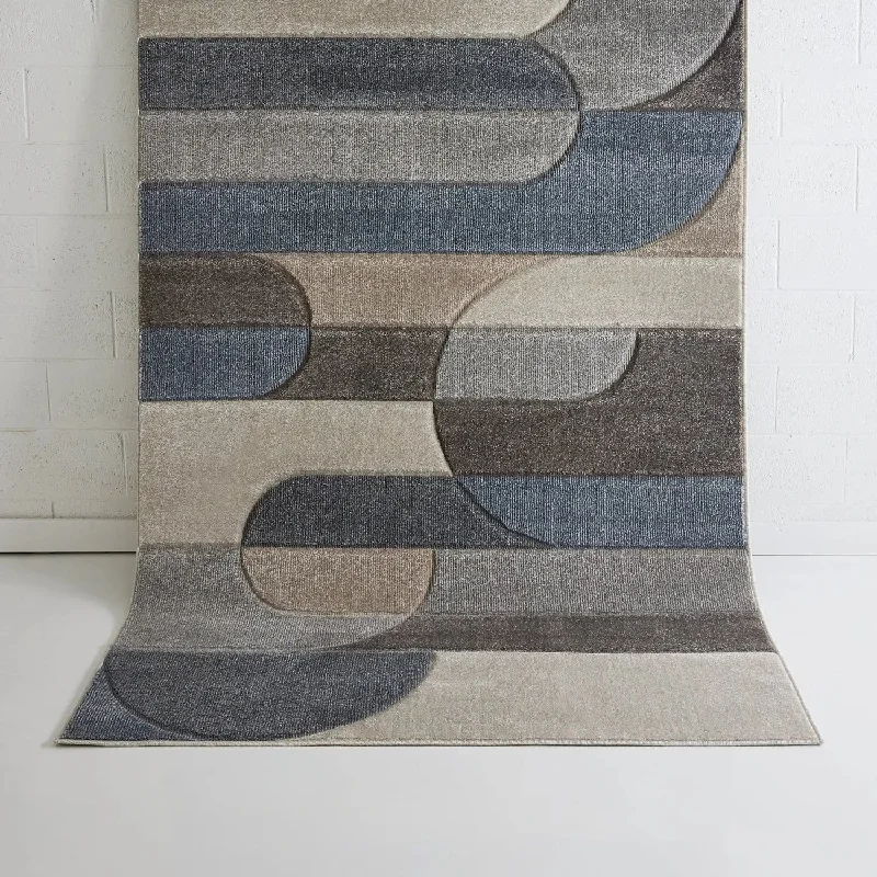 Wilson Multi Floor Rug Blue