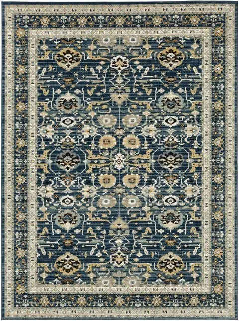 Zephyr 92118 50150 Amphora Majolica Blue Rug