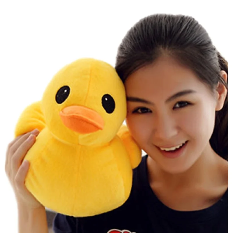 30Cm Plush Yellow Duck Soft Stuffed Animal Toy Sofa Decoration For Kids Bir