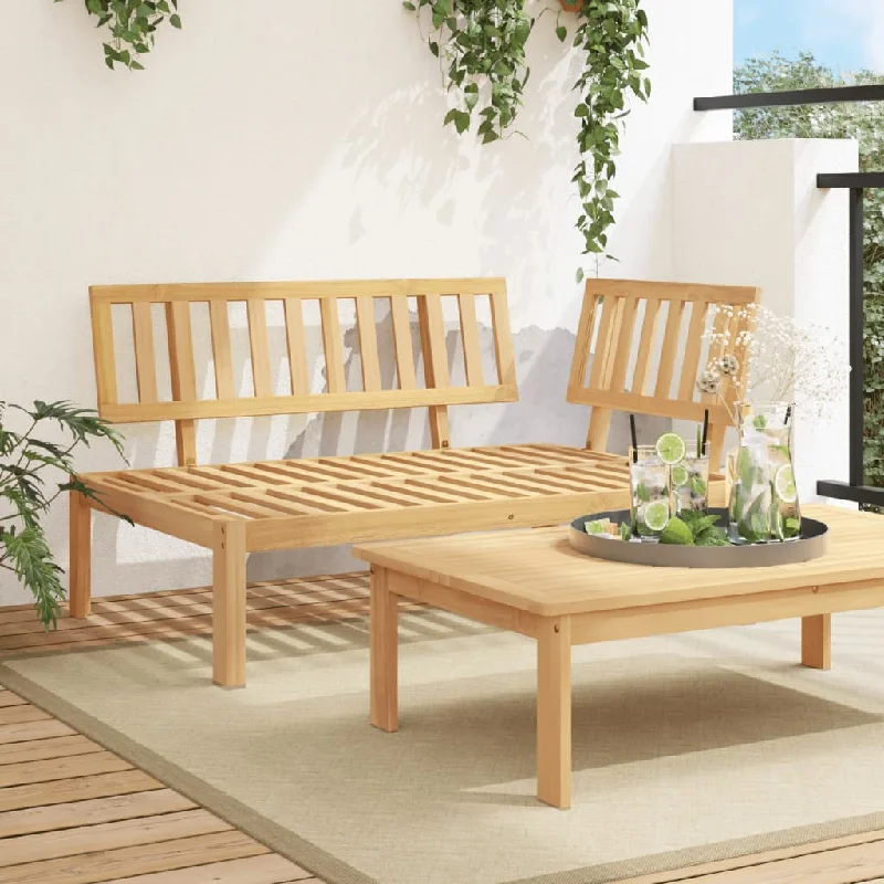 Patio Pallet Corner Sofa Solid Wood Acacia