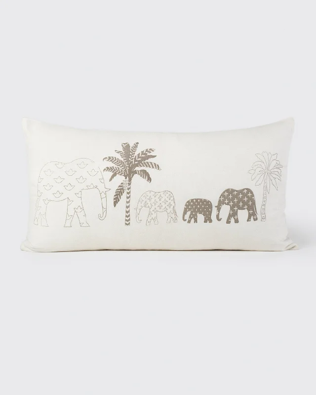 Ele Palm Lumbar Cushion Cover