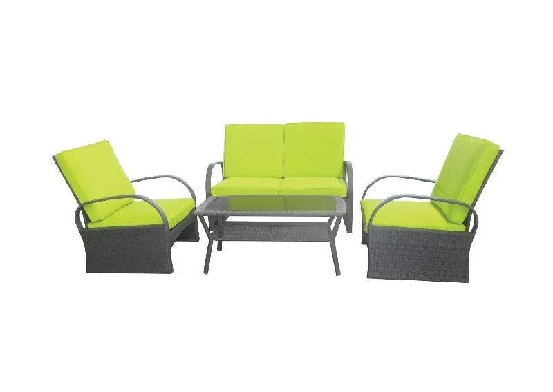 Stella Padded 2+1+1+1 Sofa Set