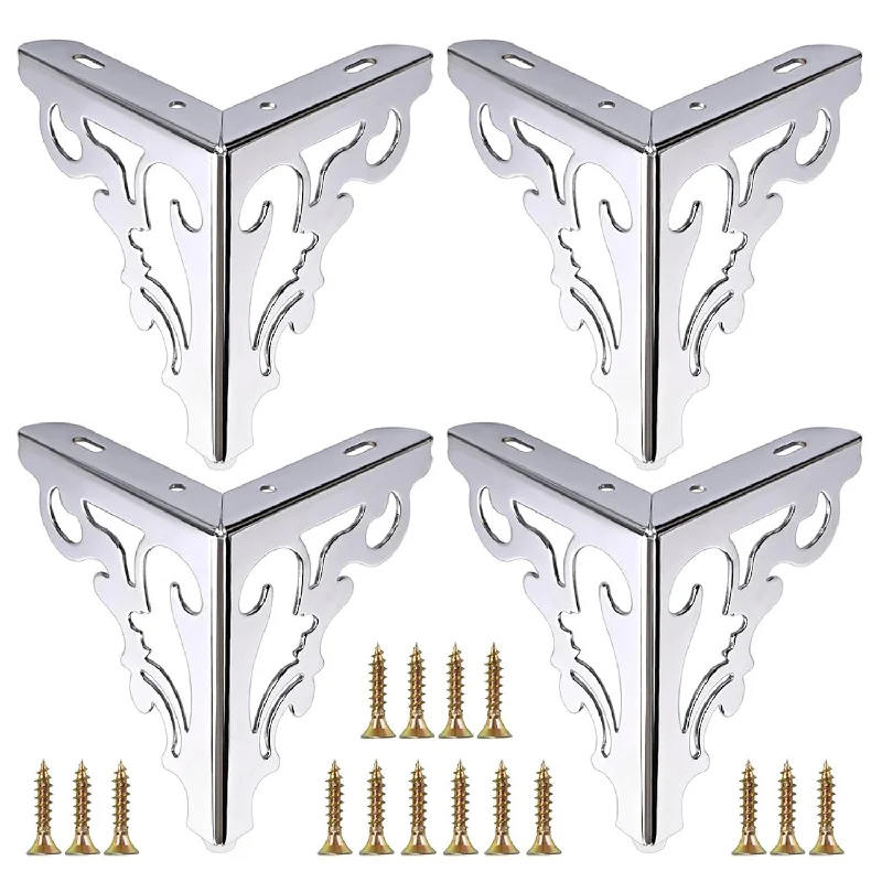 4Pcs Metal Furniture Legs Feet, Modern Sofa Cabinet Legs For Repair & Restorat