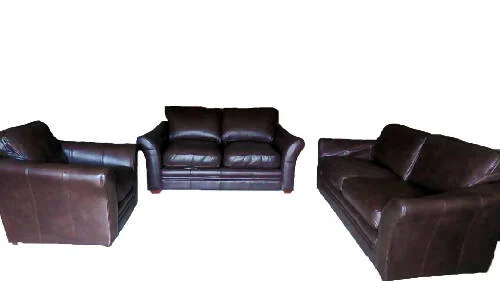 Ripley Texas Choc Leather Sofa