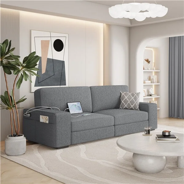 Yaheetech 83.5″ W Modern Sofa Couch