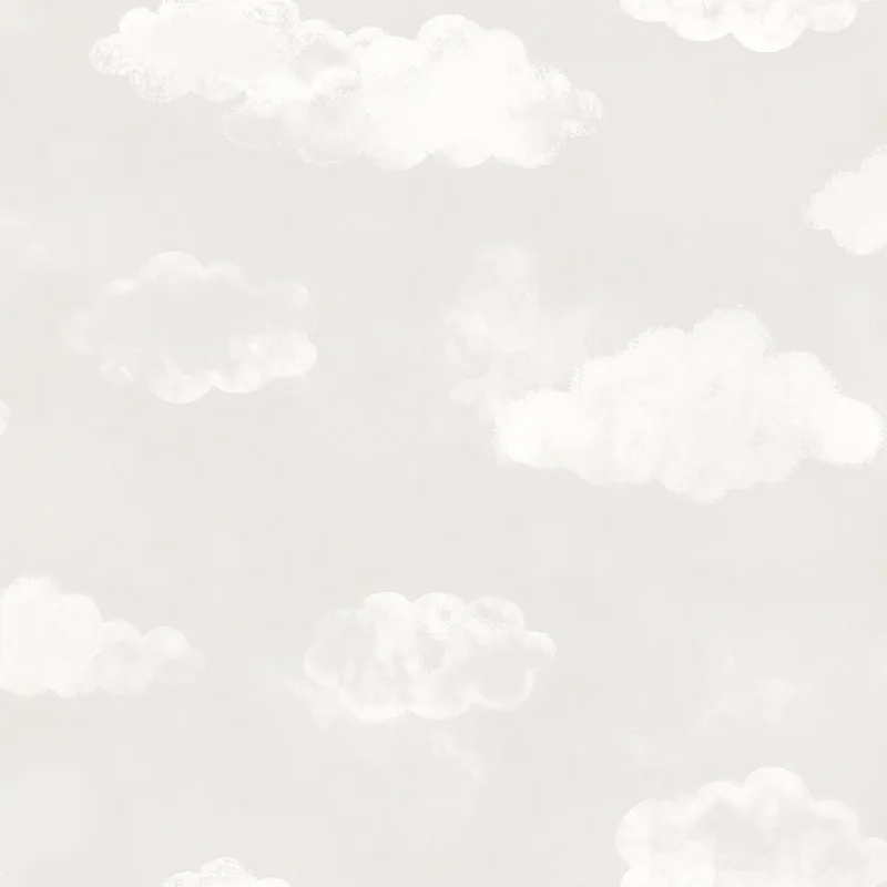 Cloud Greige Wallpaper from the Tiny Tots 2 Collection