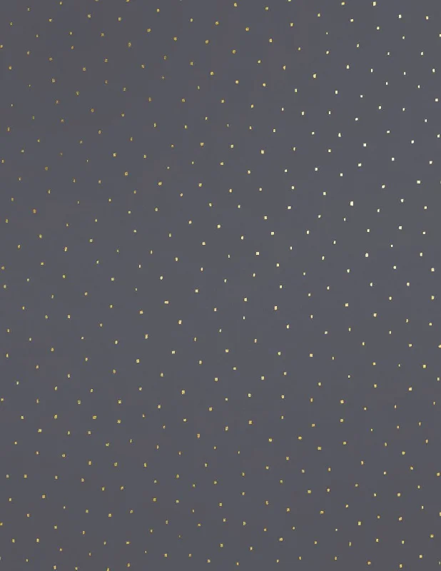 Dusk Wallpaper in Gold on Charcoal