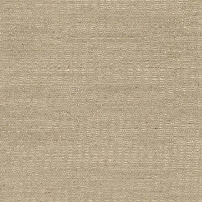 Plain Grass Wallpaper in Beige from the Grasscloth II Collection