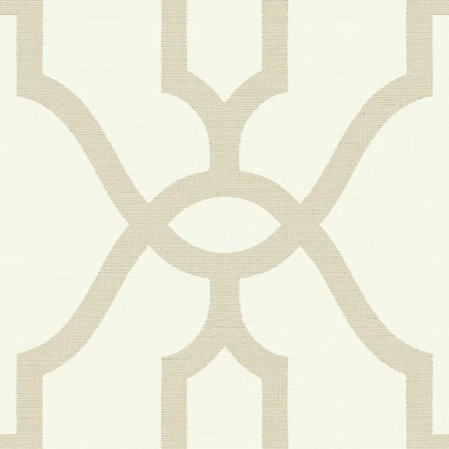 Woven Trellis Wallpaper in Embossed Letter from Magnolia Home Vol. 2