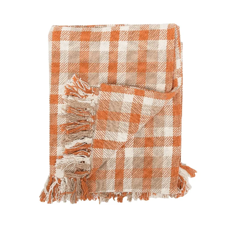 50" x 60" Dunmore Plaid Throw Collection