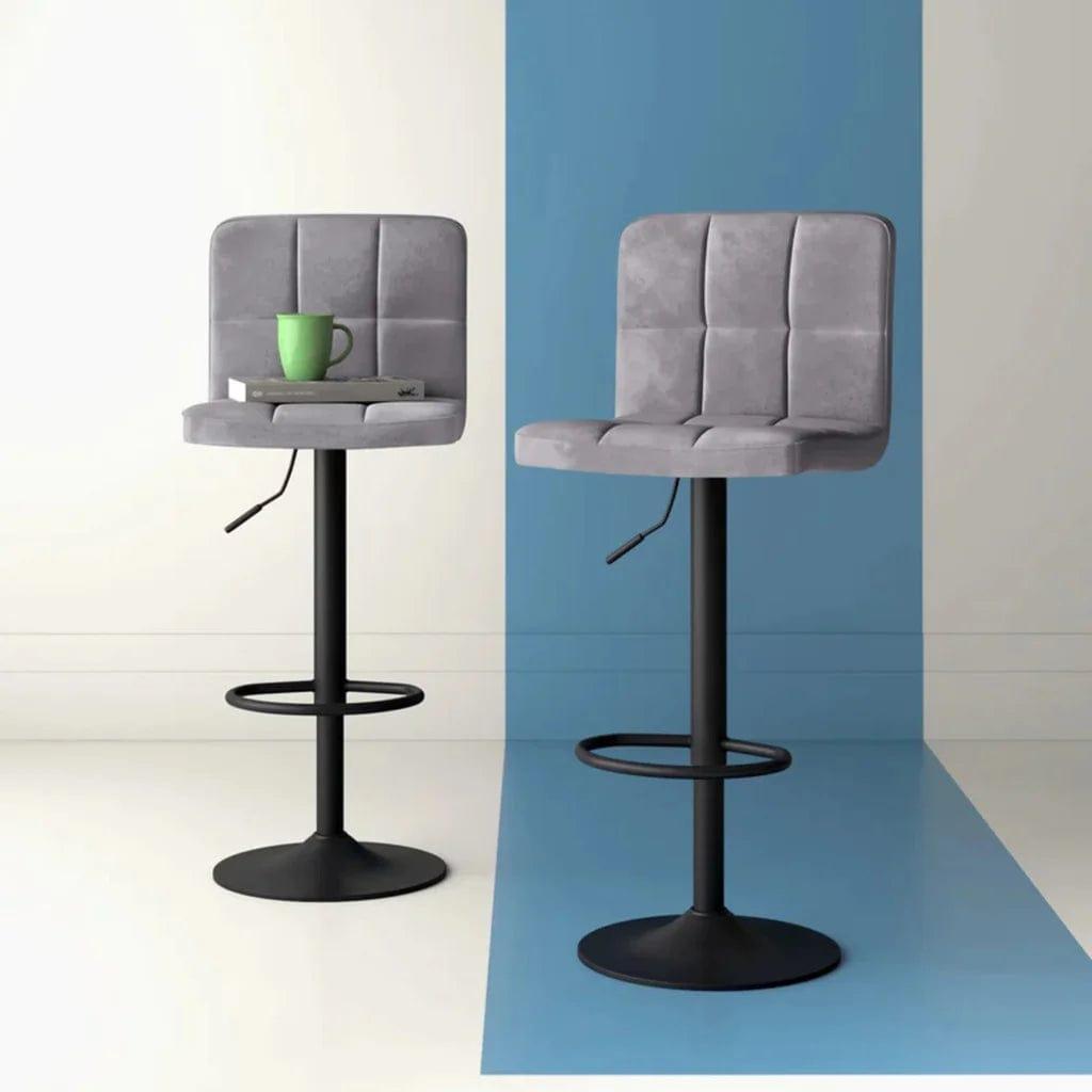 NEO SWIEL ADJUSTABLE BAR STOOL SET OF 2