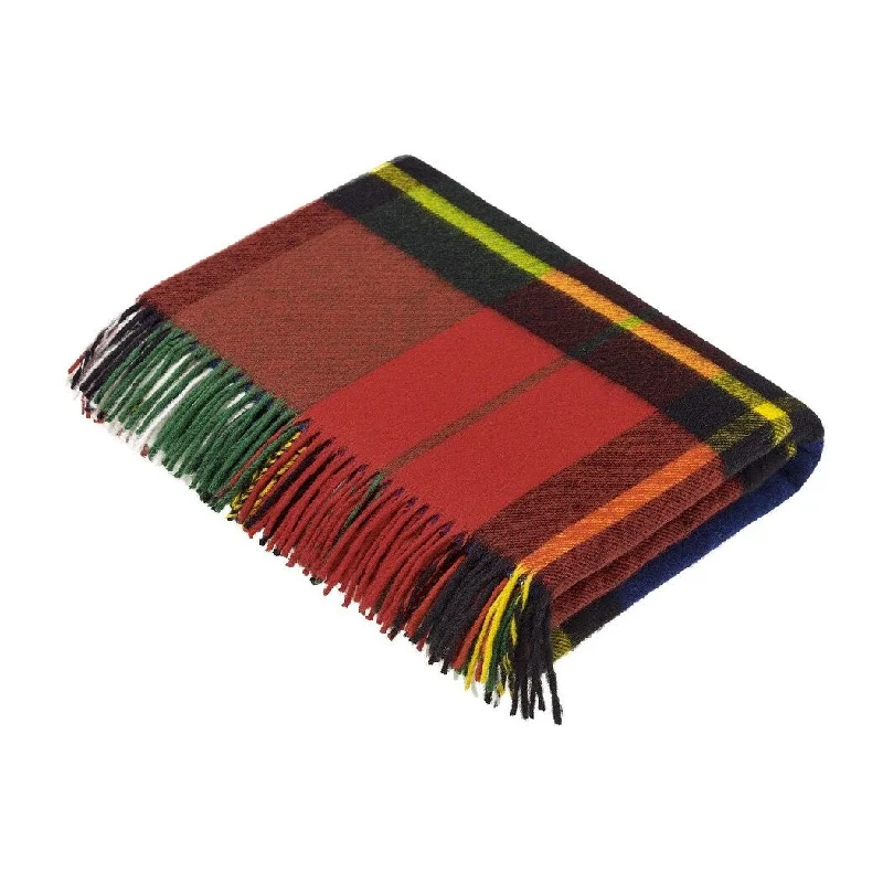 Madison Throw - Tartan - Merino Lambswool - Made in England