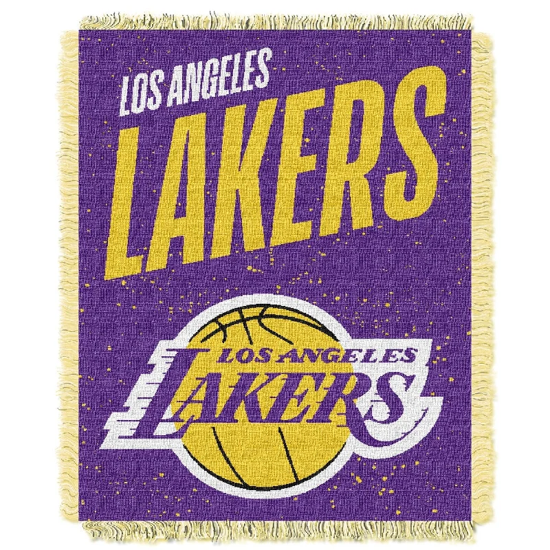 NBA Lakers Headliner Jacquard Throw Blanket