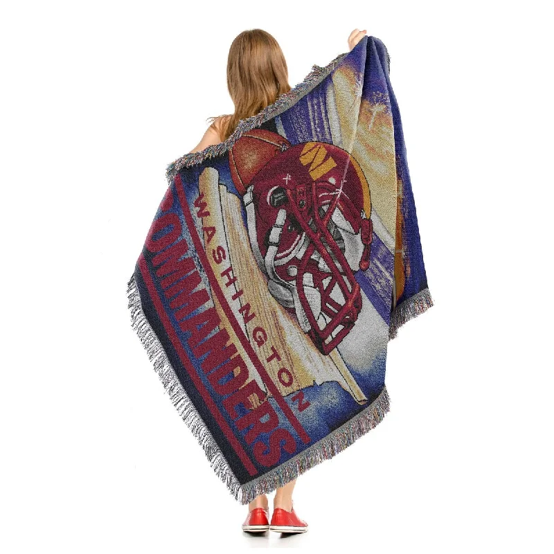 NFL Washington Commanders Home Field Advantage Tapestry Throw Blanket