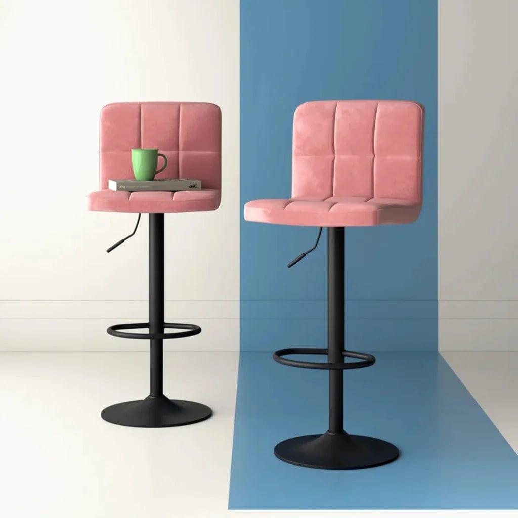 NEO SWIEL ADJUSTABLE BAR STOOL SET OF 2