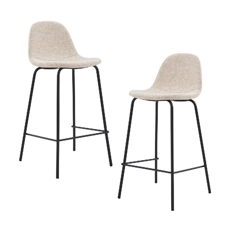 Luca Fabric Bar Stool (Set of 2)