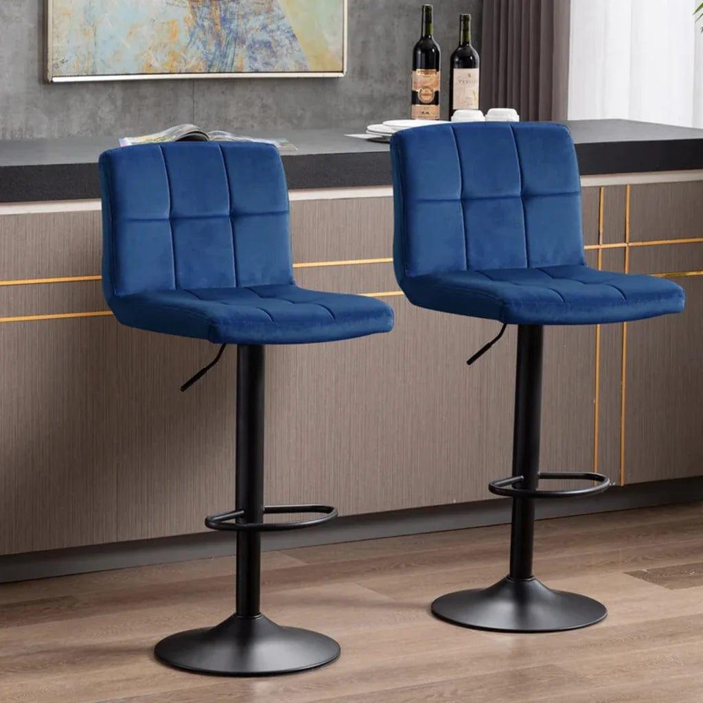 NEO SWIEL ADJUSTABLE BAR STOOL SET OF 2