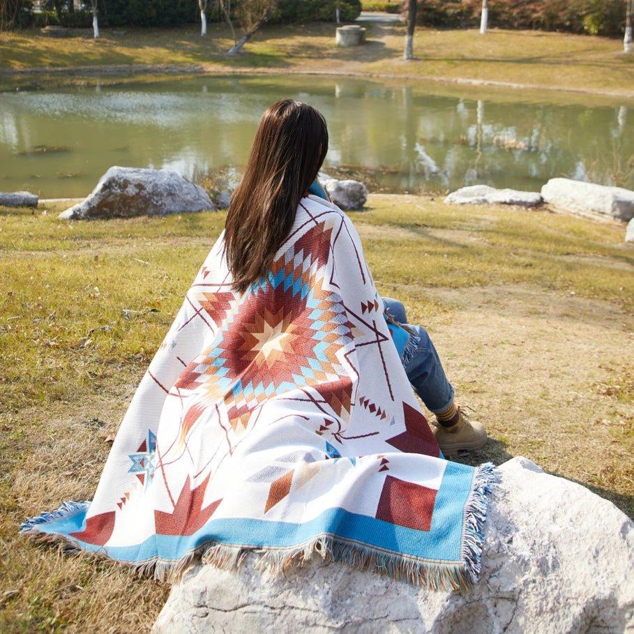 Woven Native Throw Blanket