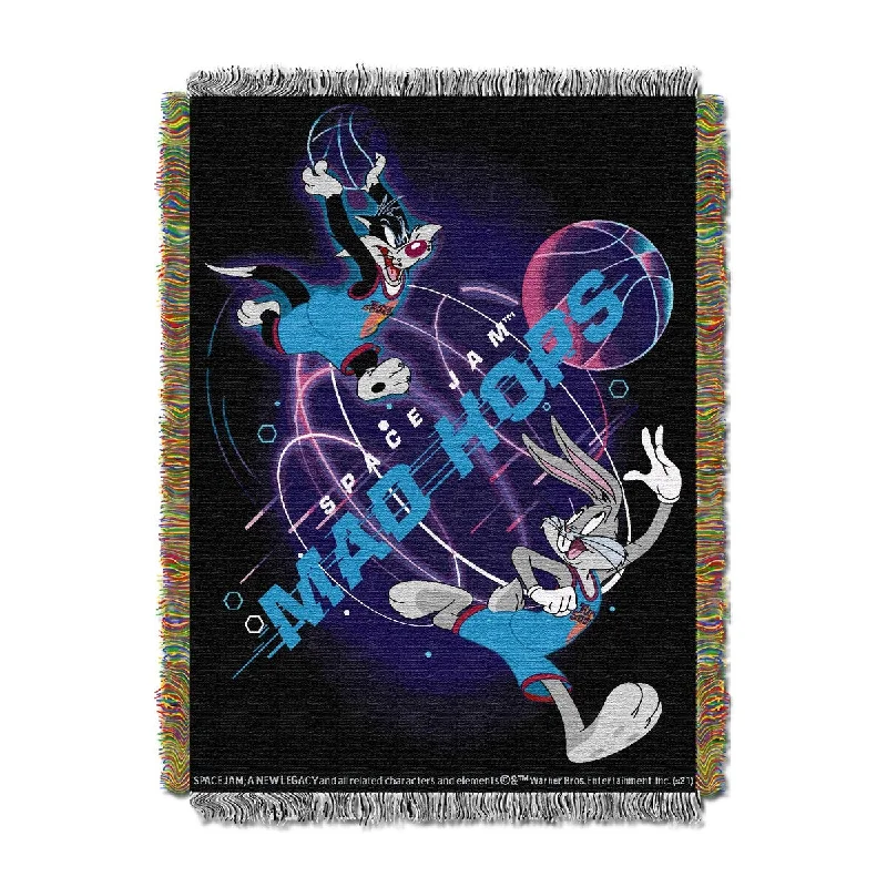 Space Jam 2 Mad Hops Woven Tapestry Throw Blanket