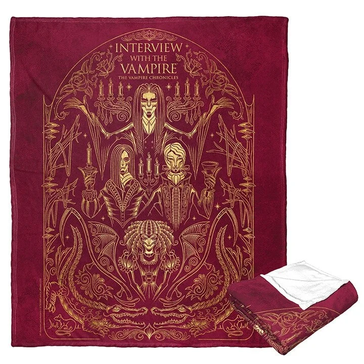 Warner Brothers WB100 Vampire Chronicles Silk Touch Throw Blanket