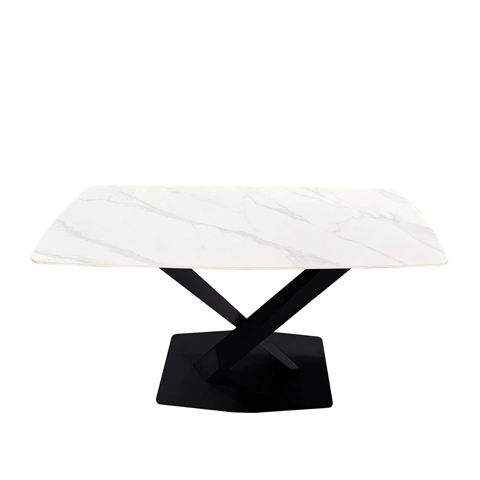 Carrera- Glossy White Dining Table 1.8m