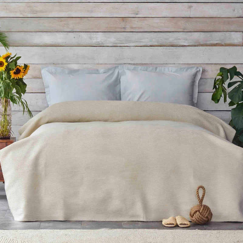 Karaca Home Remas Beige Double Softline Blanket 200.15.01.0232