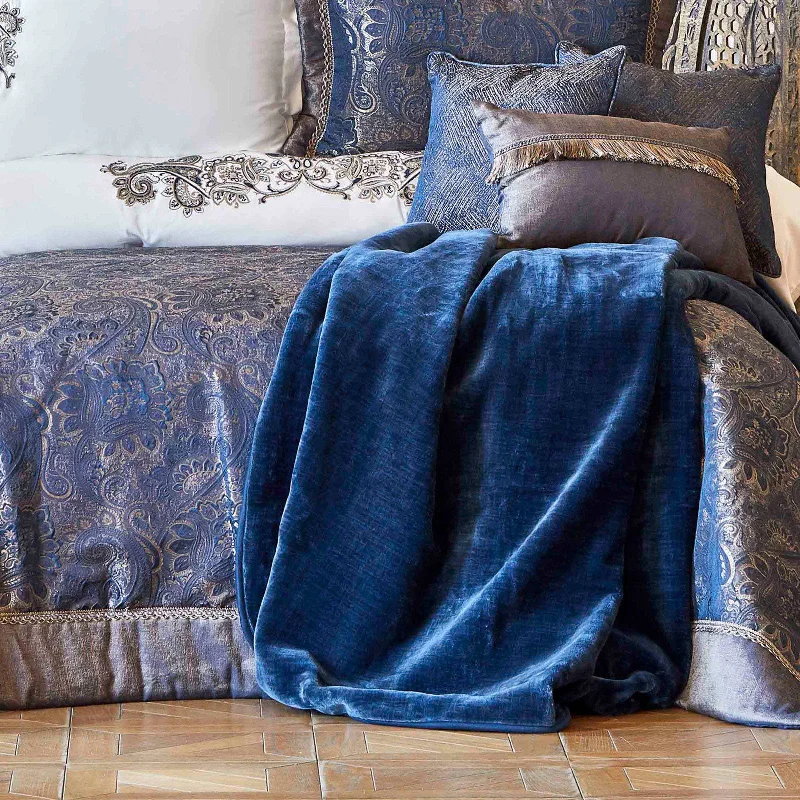 Karaca Home Venita Navy Blue Private Blanket 200.17.01.0178