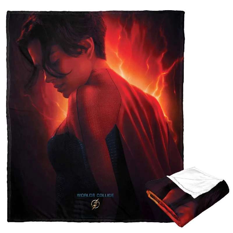 DC The Flash Supergirl Silk Touch Throw Blanket