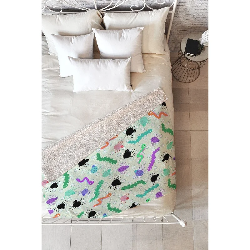 Deny Designs Lisa Argyropoulos Crawlies Large Fleece Throw Blanket