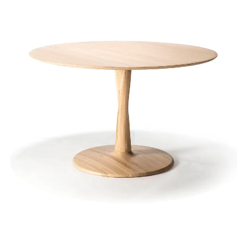 Torsion Round Dining Table (Oak, 127cm)