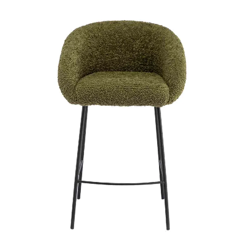 Avalon Fur Bar Stool