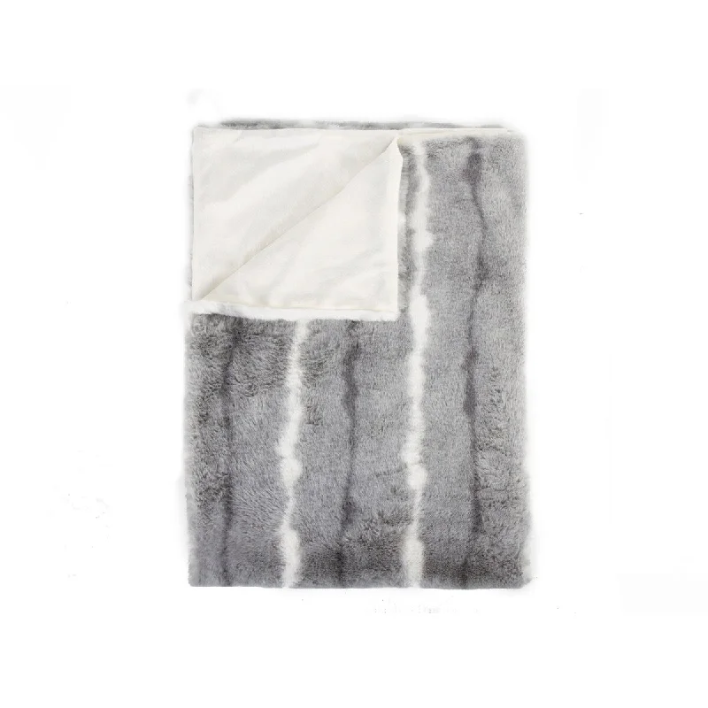 Luxe Home Decor Classic Faux Fur Throw | 1-Piece